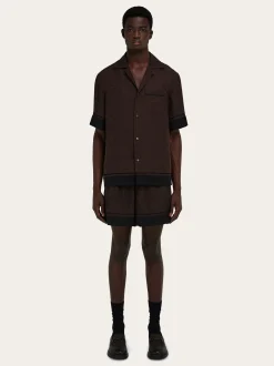 Ferragamo Monogram short sleeve shirt - Men