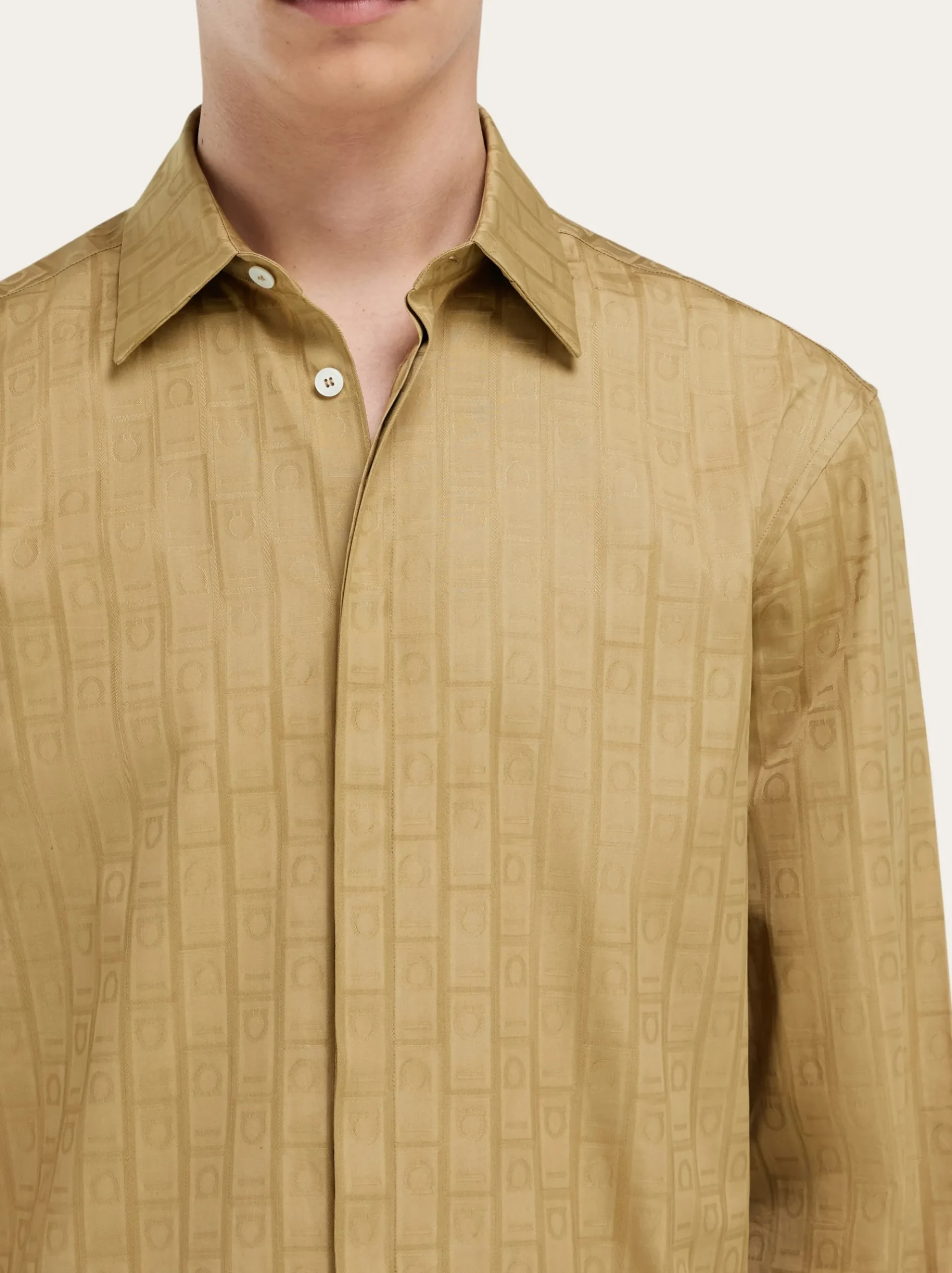 Ferragamo Monogram sport shirt - Men