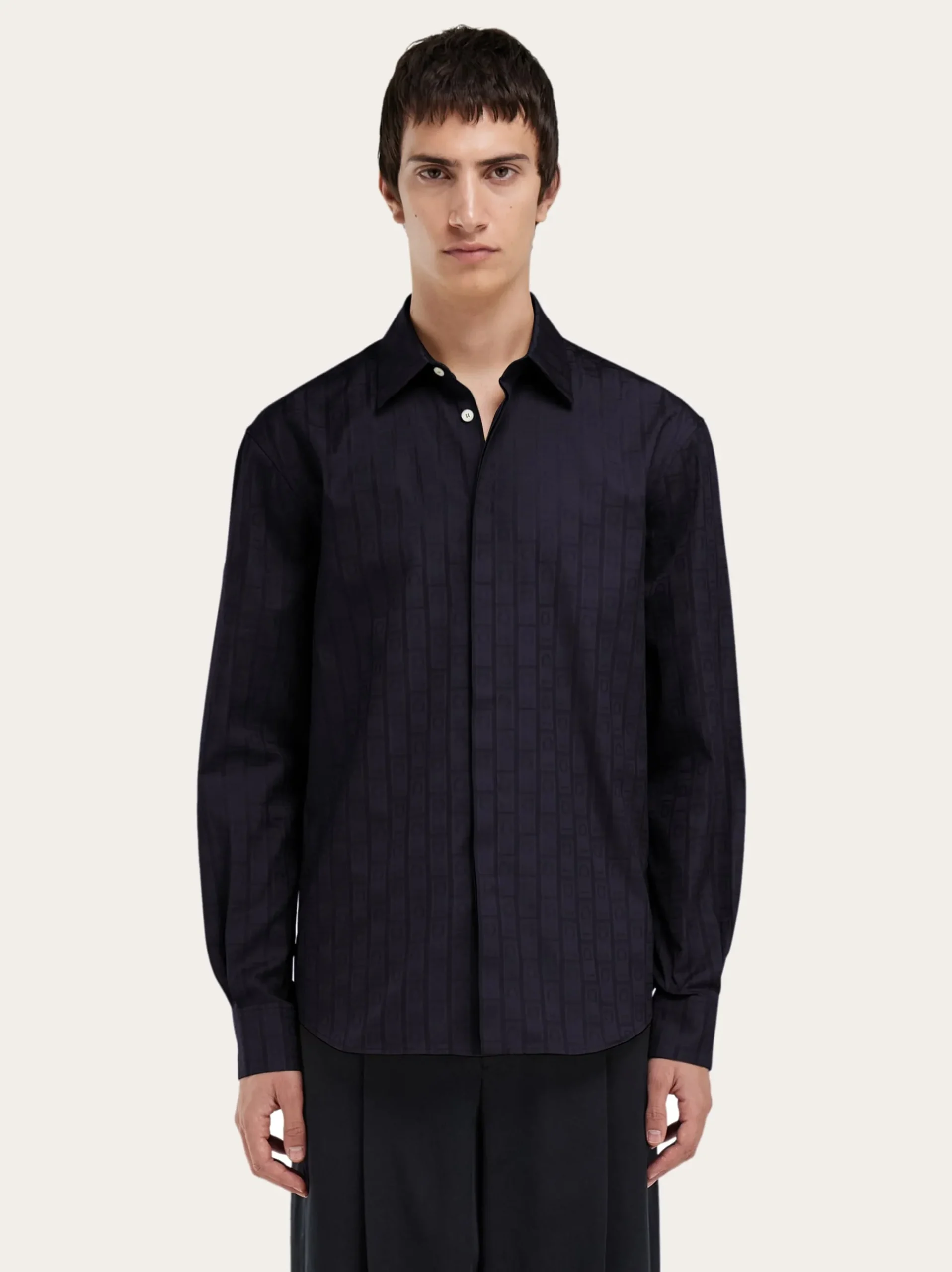 Ferragamo Monogram sport shirt - Men