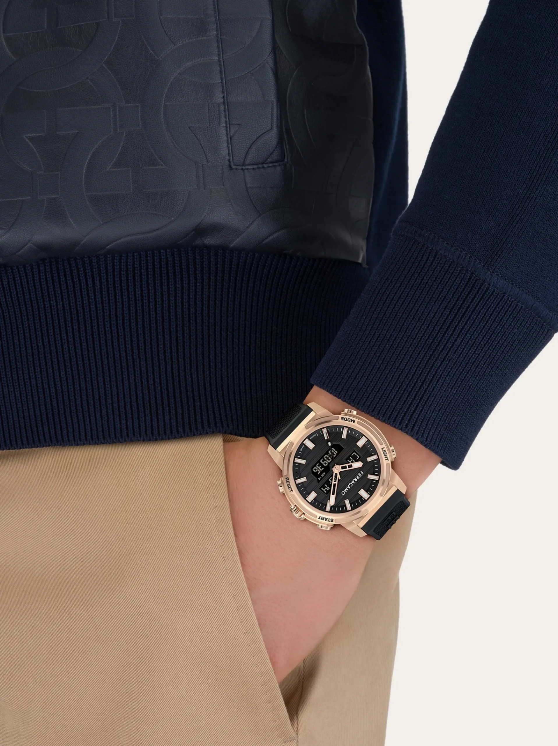 Ferragamo Sport Anadigit Watch - Men