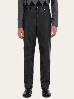 Five pocket nappa trousers - Men