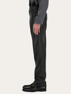 Five pocket nappa trousers - Men