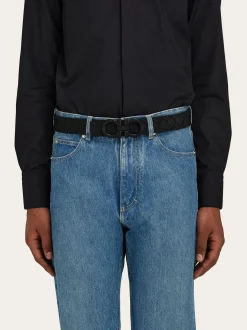 Fixed Gancini belt - Men