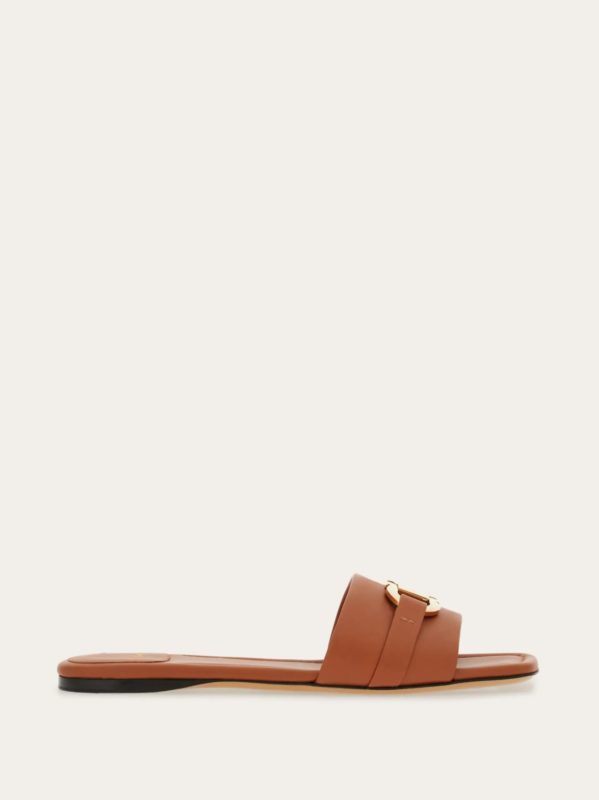 Flat slide with Gancini ornament - Women