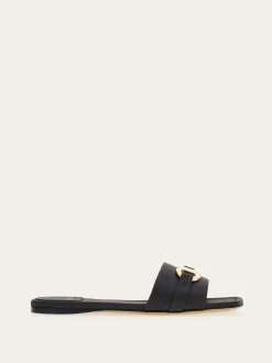 Flat slide with Gancini ornament - Women