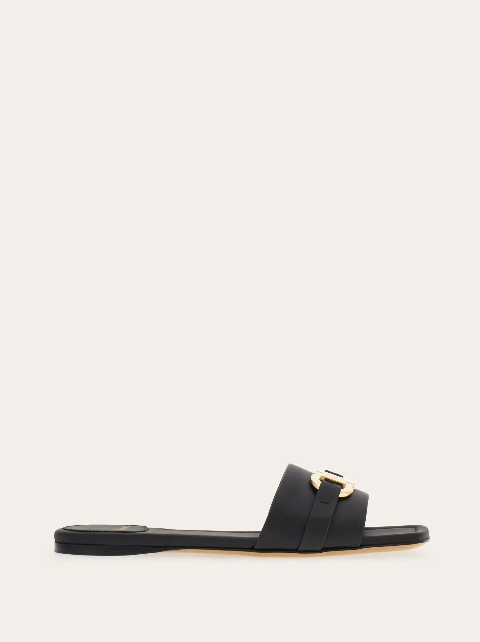 Flat slide with Gancini ornament - Women