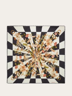Floral bloom print shawl - Women