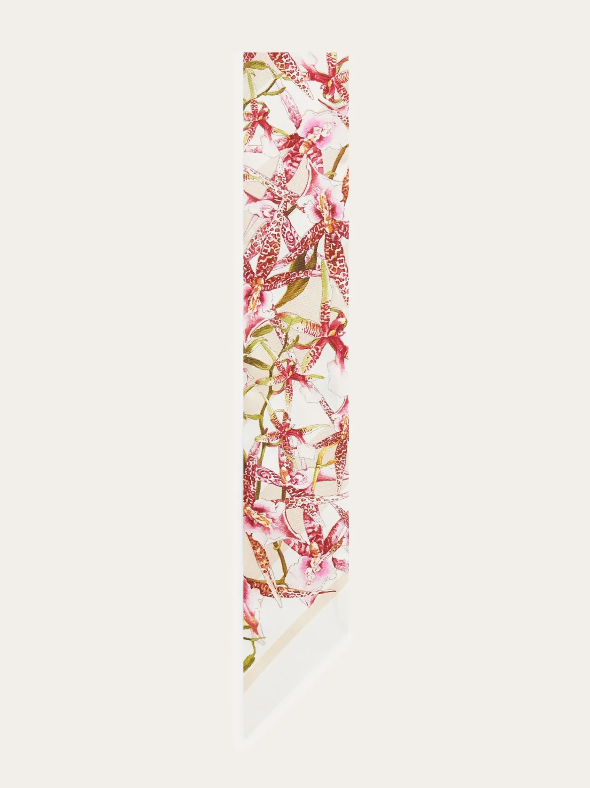 Floral bloom print silk mini bandeau - Women