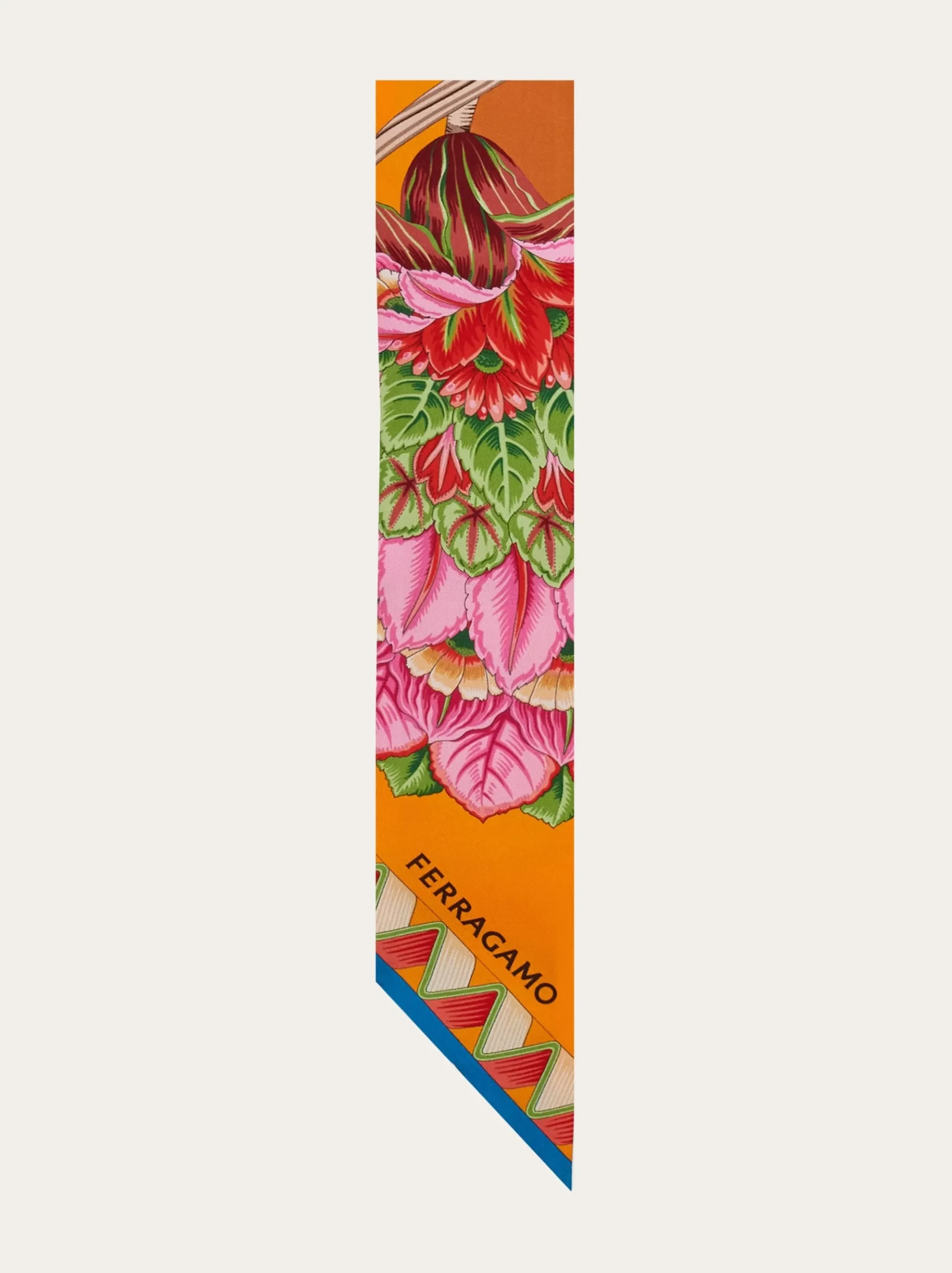 Flowers and Butterflies print silk mini bandeau - Women