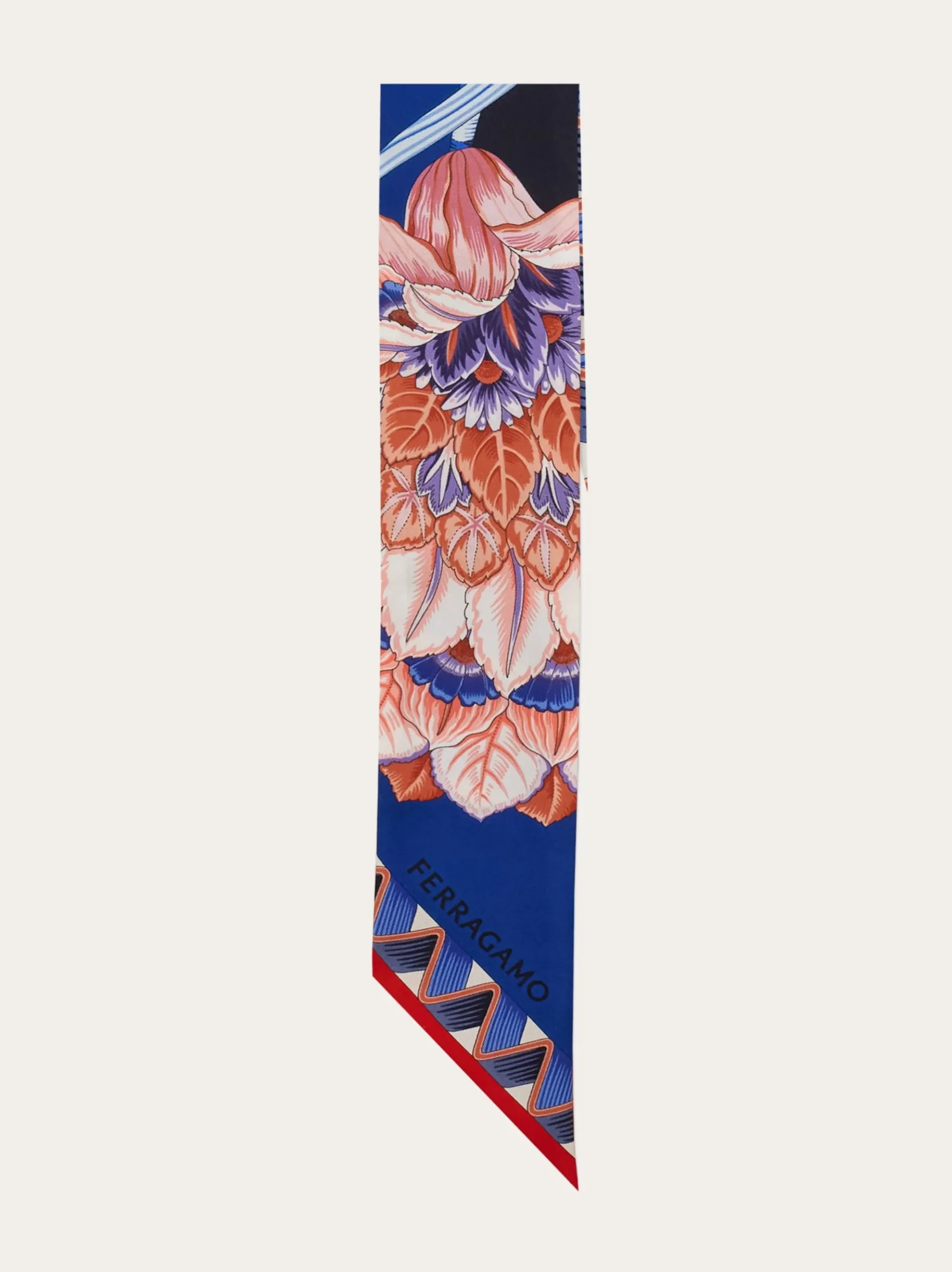 Flowers and Butterflies print silk mini bandeau - Women