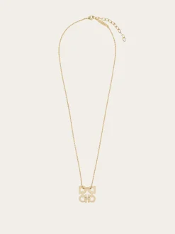 Four Gancini pendant necklace - Women