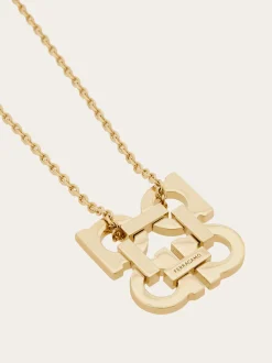 Four Gancini pendant necklace - Women
