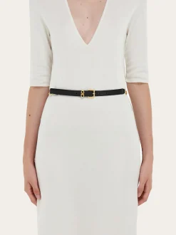 Gancini belt with chain - Women