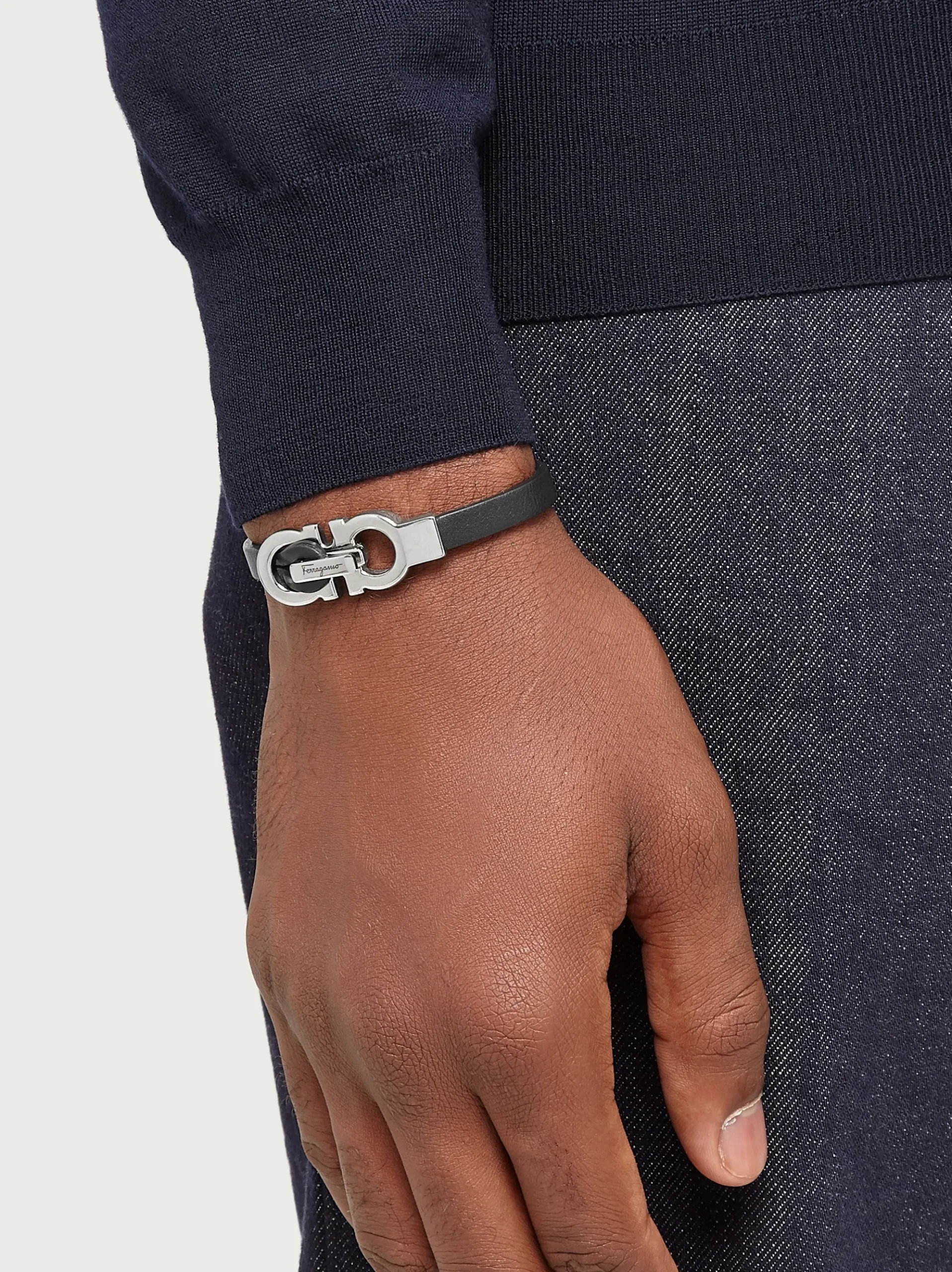Gancini bracelet (18cm) - Men