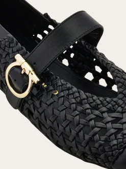 Gancini buckle ballet flat - Women