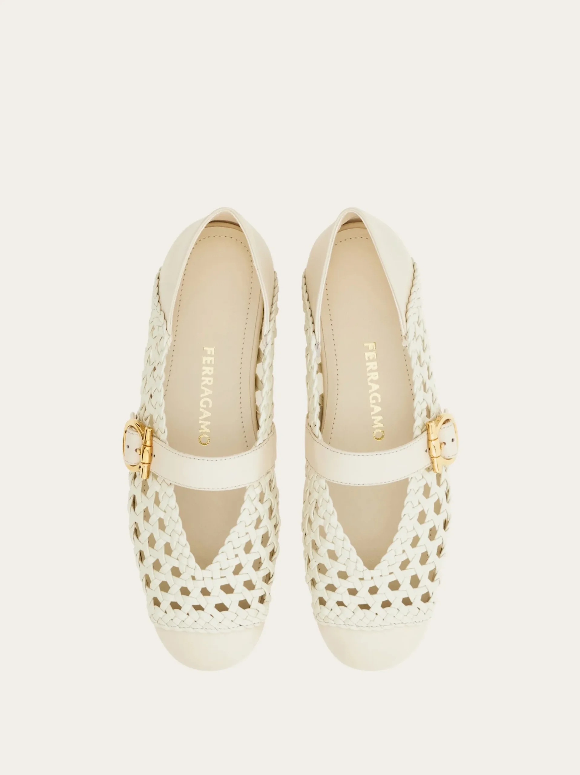 Gancini buckle ballet flat - Women