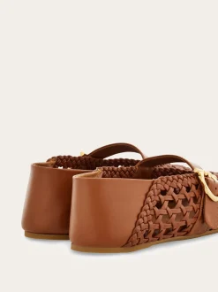 Gancini buckle ballet flat - Women