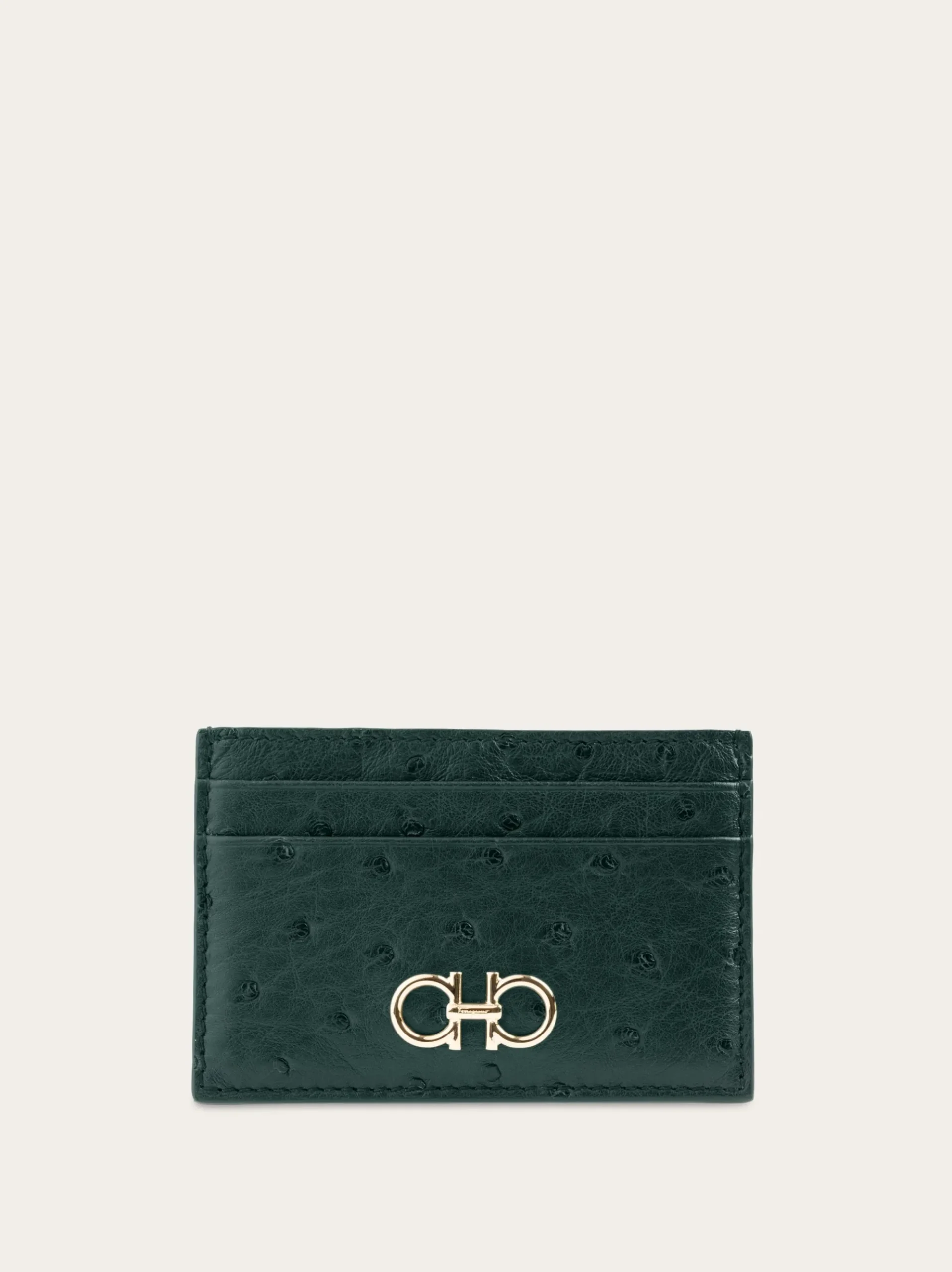 Gancini card holder - Women