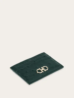 Gancini card holder - Women