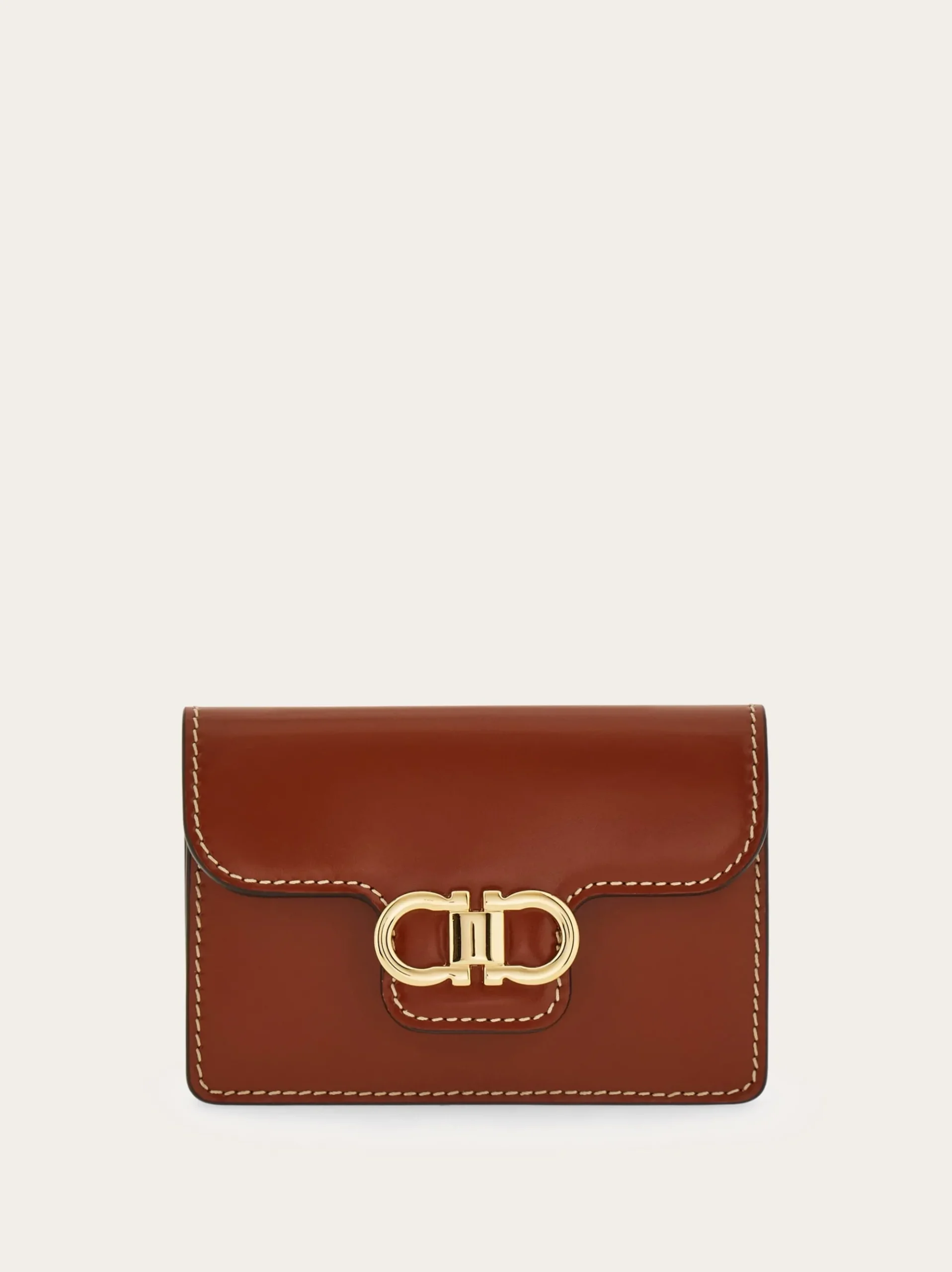 Gancini card holder - Women