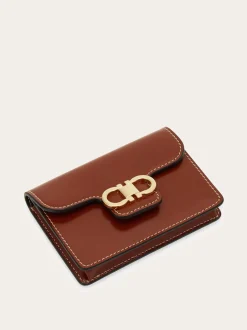 Gancini card holder - Women