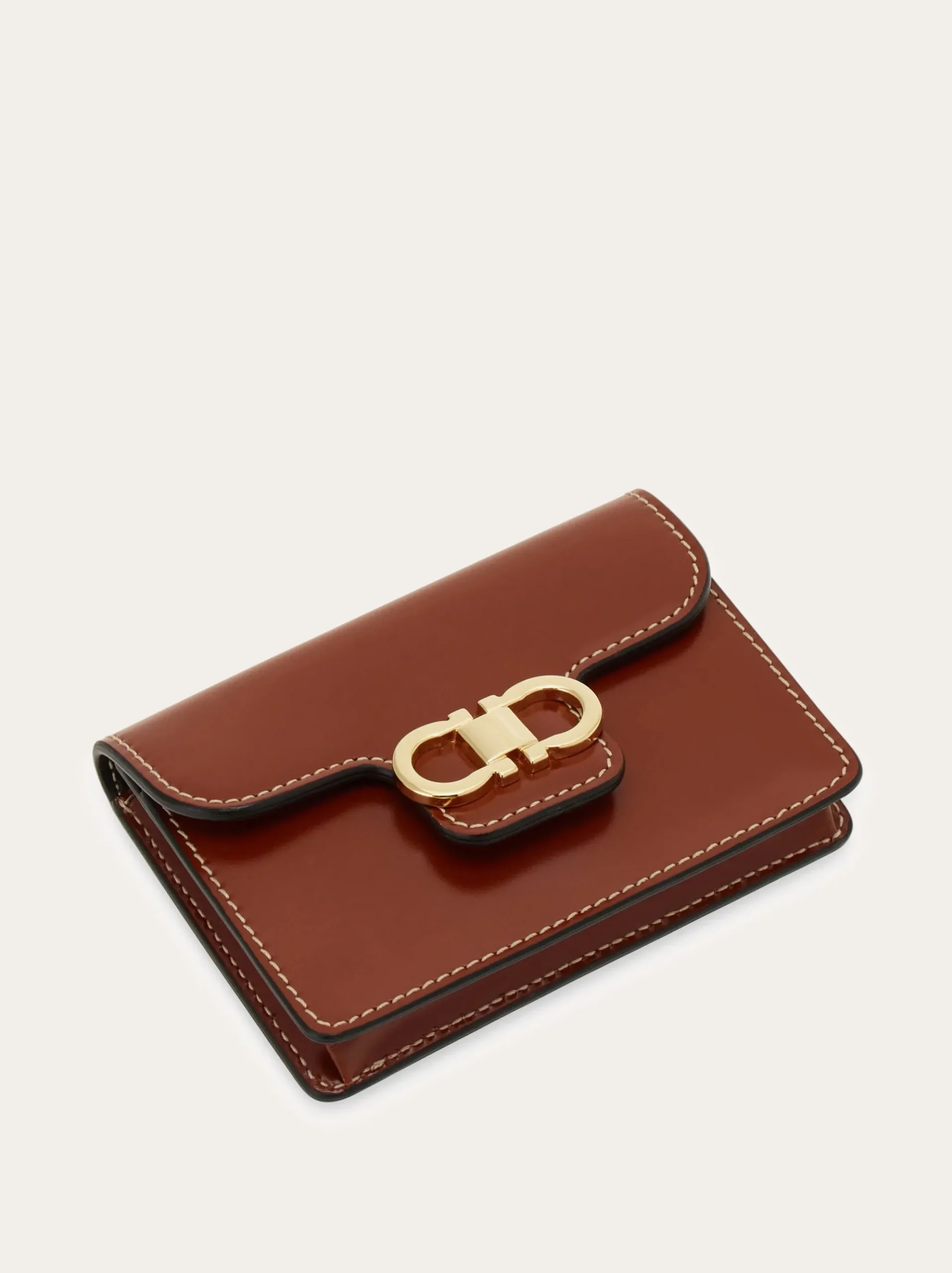 Gancini card holder - Women