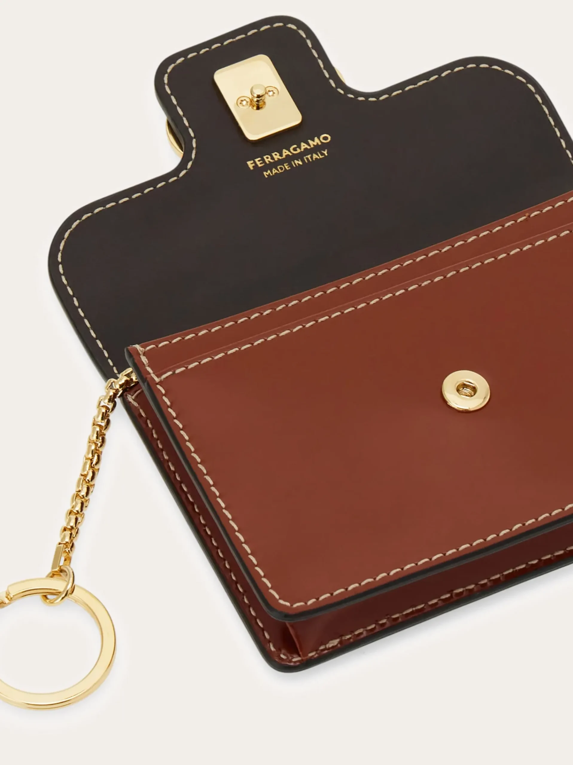 Gancini card holder - Women