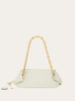 Gancini chain folded shoulder bag (S) - Women