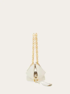 Gancini chain folded shoulder bag (S) - Women