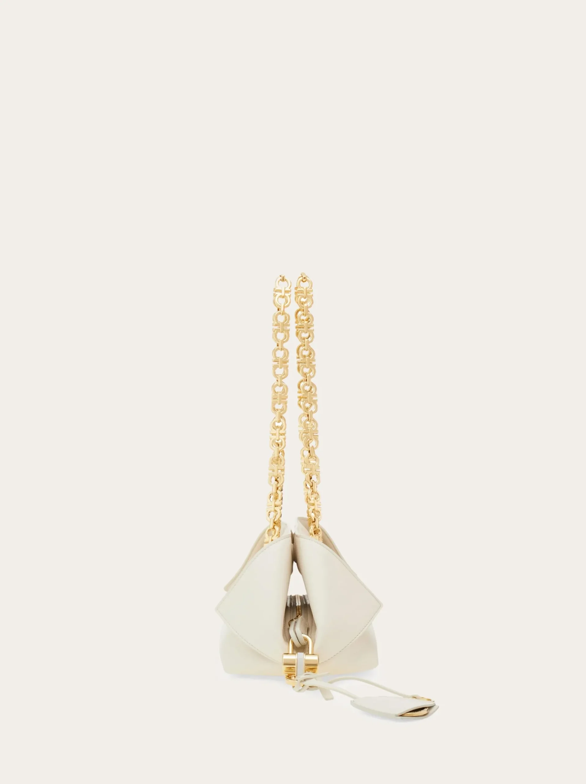 Gancini chain folded shoulder bag (S) - Women