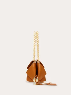Gancini chain folded shoulder bag (S) - Women