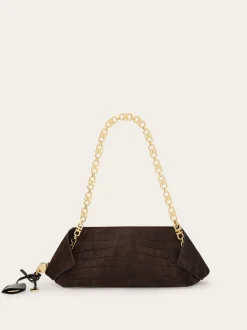 Gancini chain folded shoulder bag (S) - Women