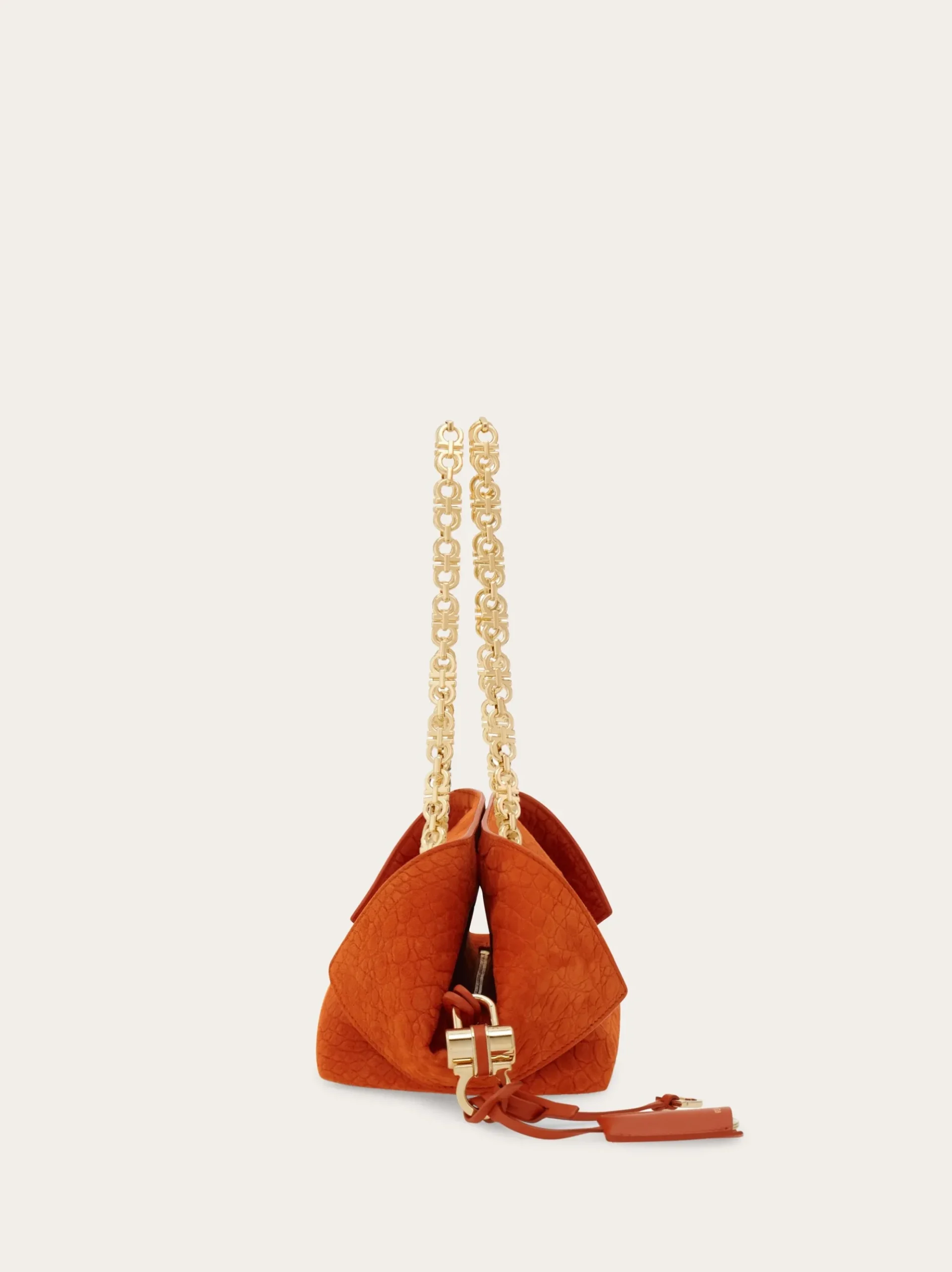 Gancini chain folded shoulder bag (S) - Women