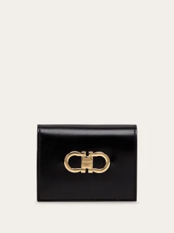 Gancini compact wallet - Women