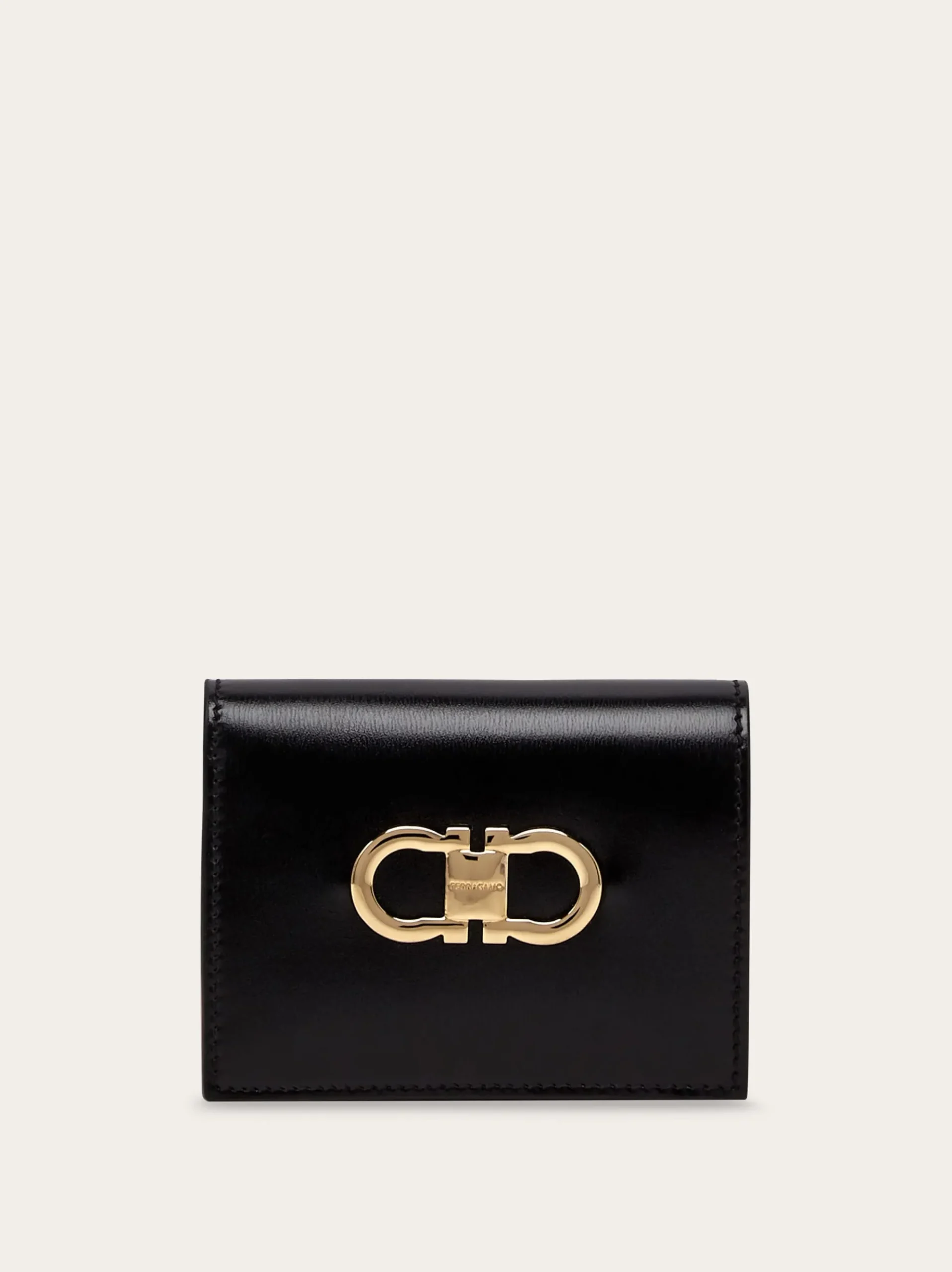 Gancini compact wallet - Women