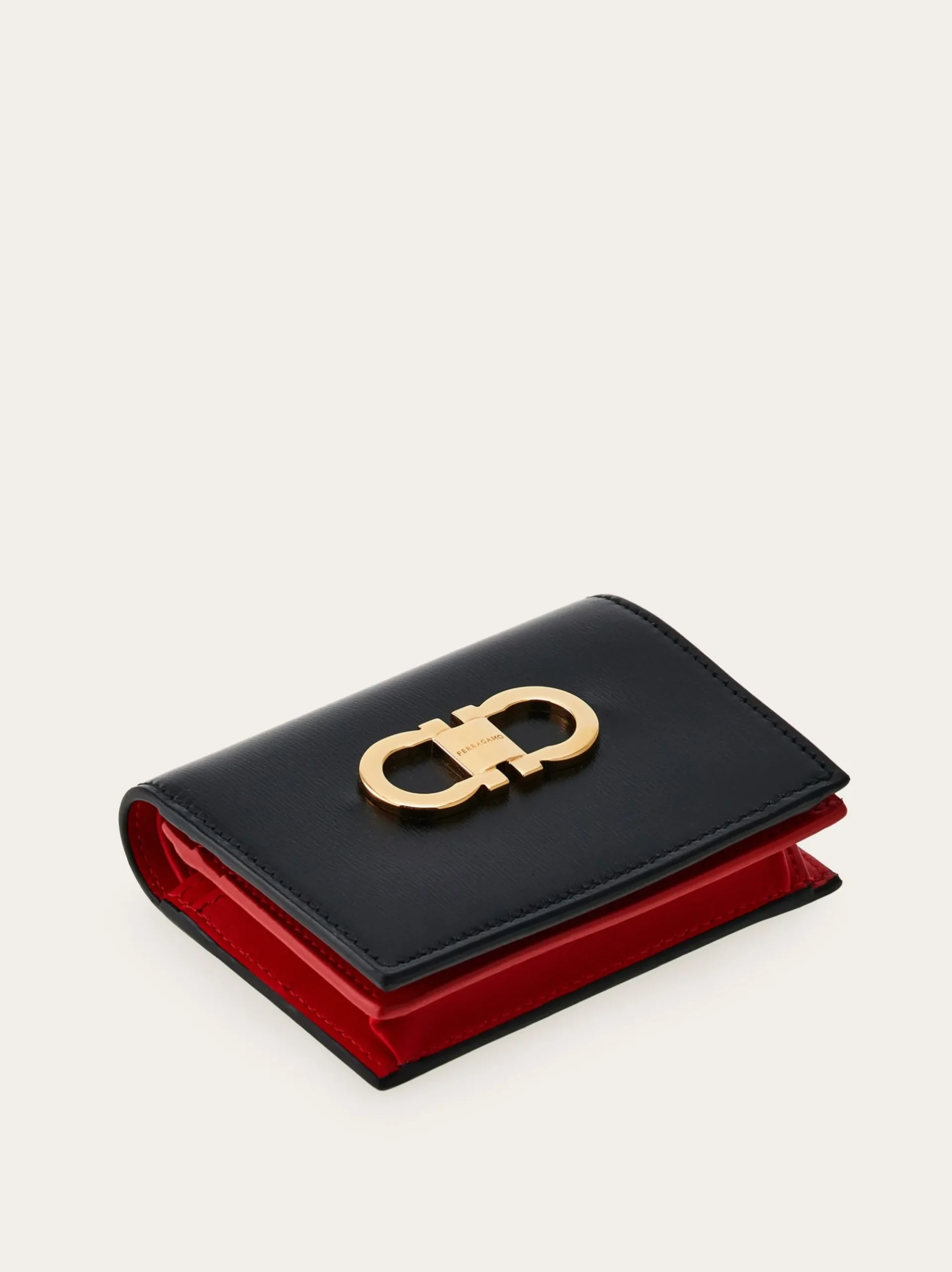 Gancini compact wallet - Women