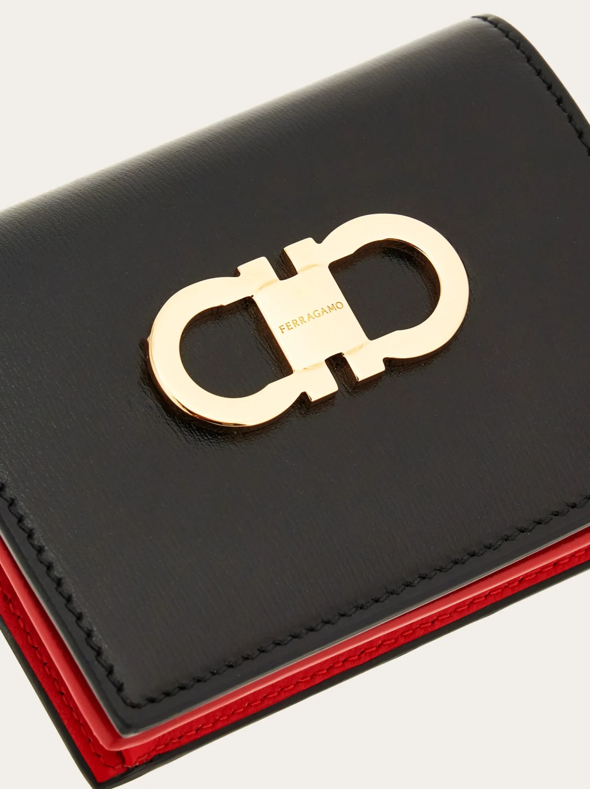 Gancini compact wallet - Women