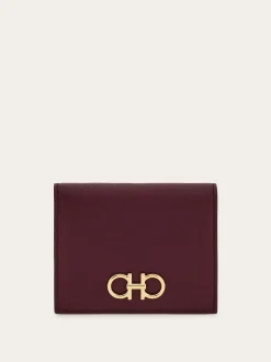 Gancini compact wallet - Women