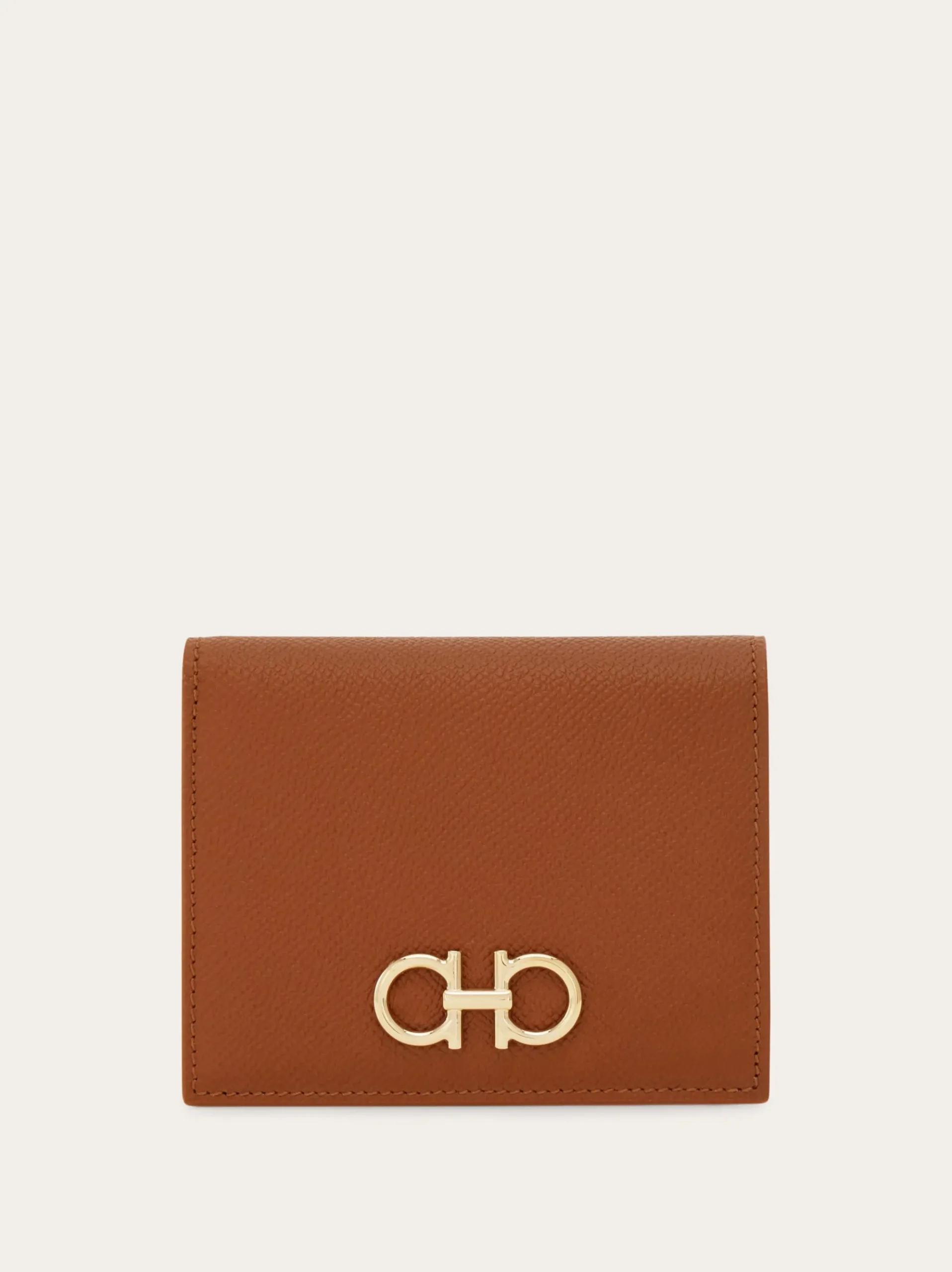 Gancini compact wallet - Women