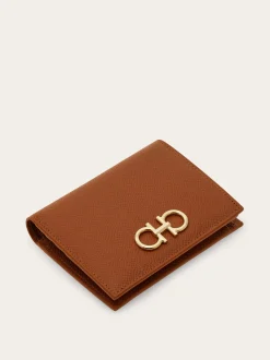 Gancini compact wallet - Women