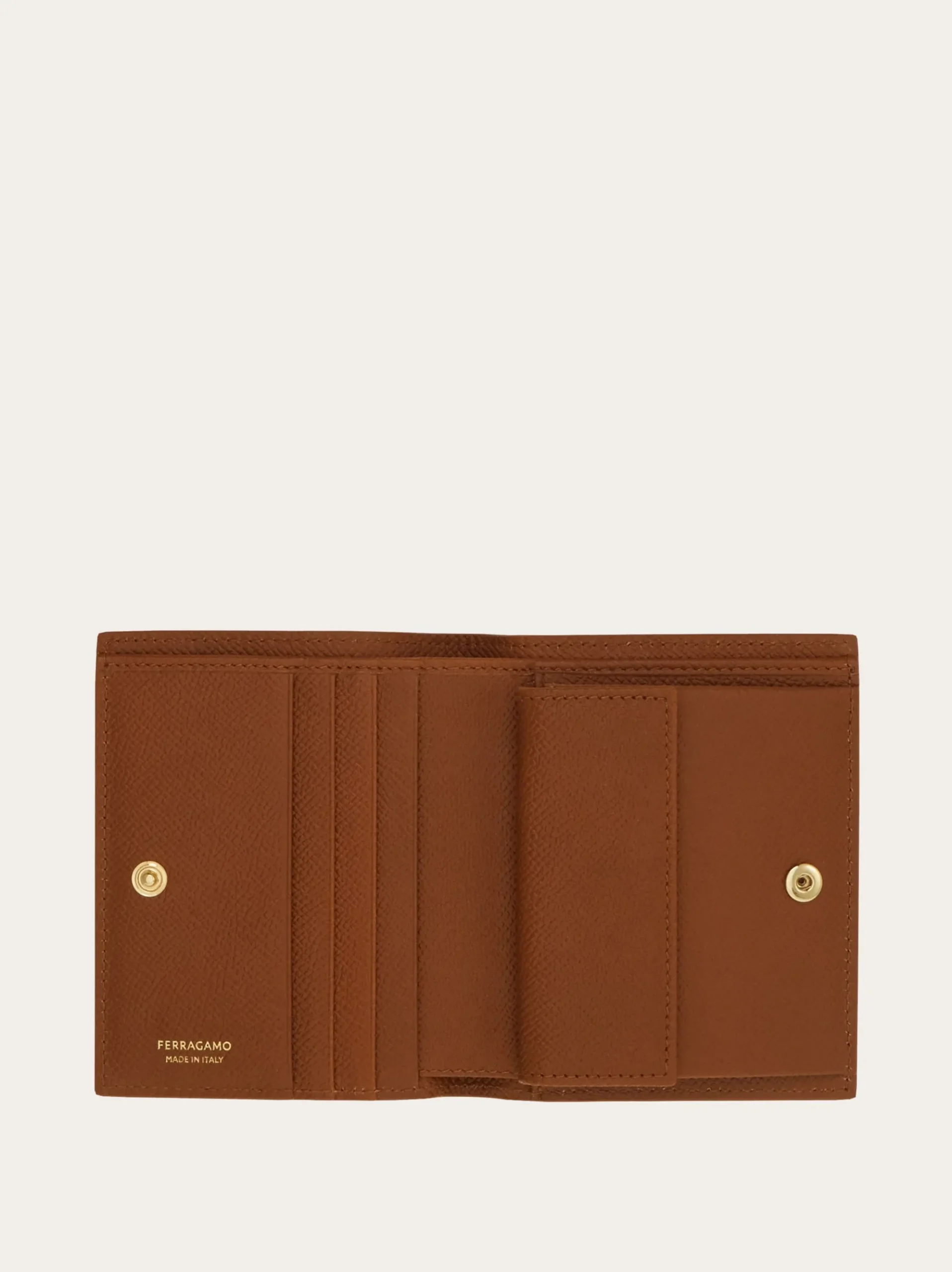 Gancini compact wallet - Women