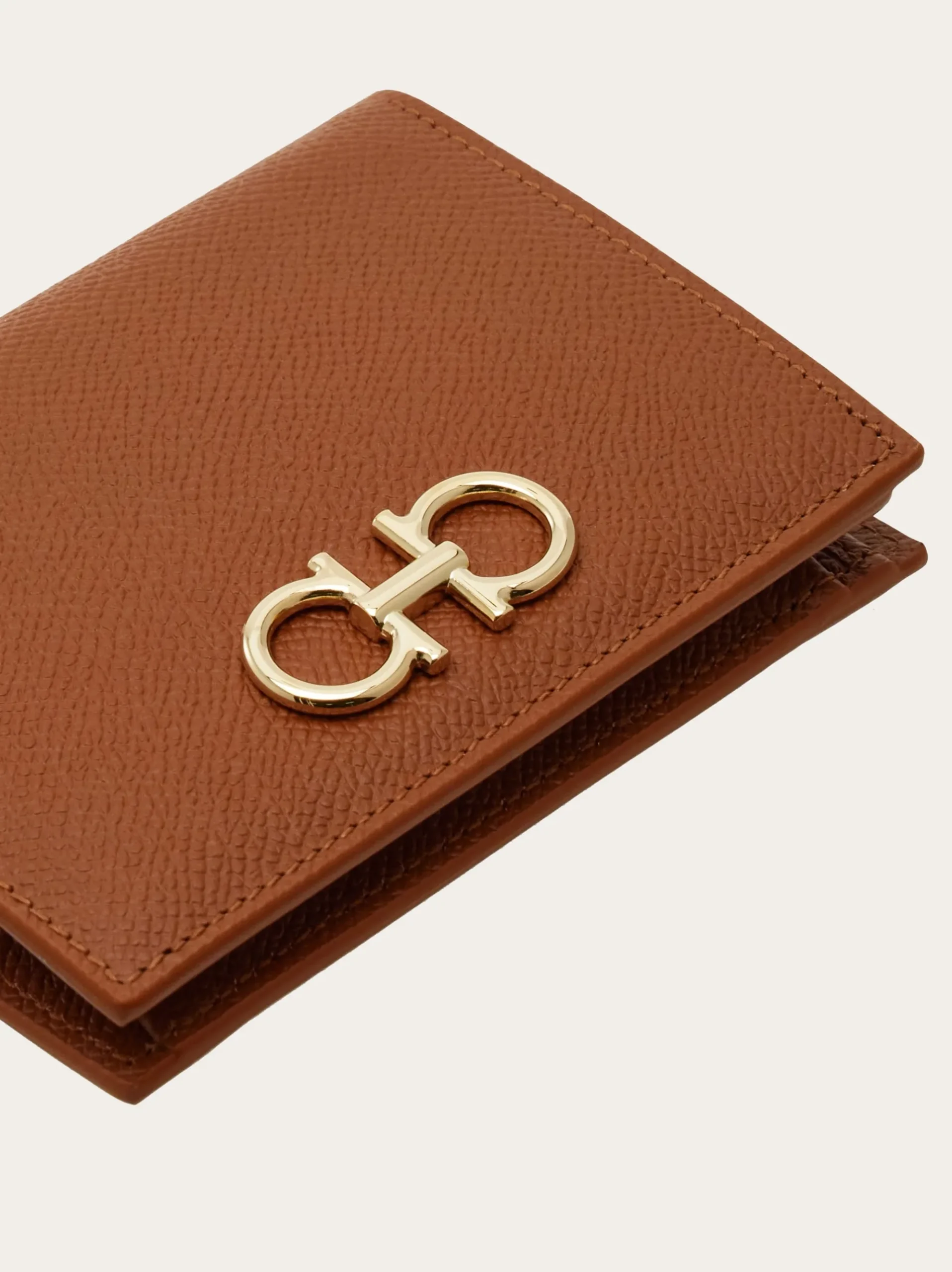 Gancini compact wallet - Women