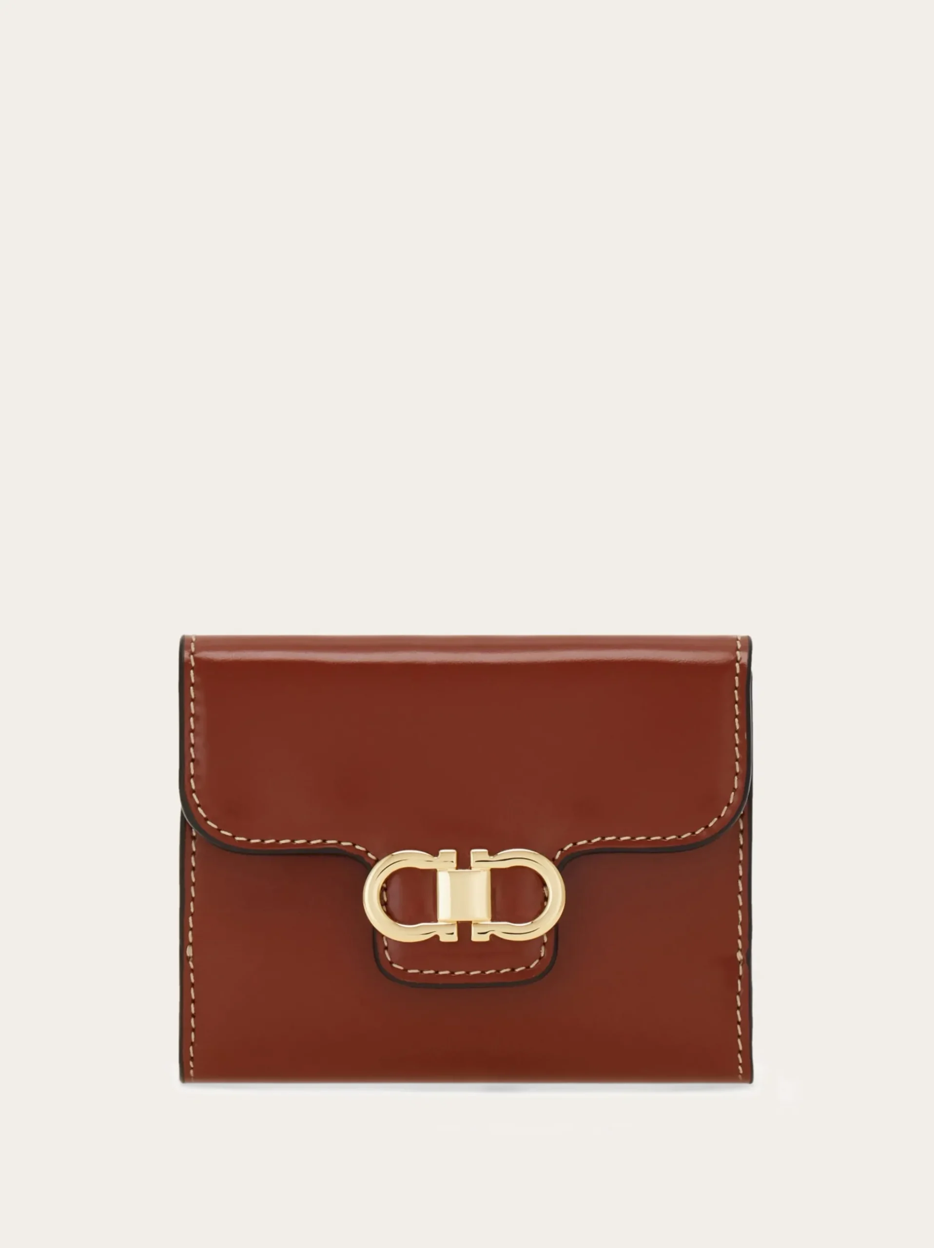Gancini compact wallet - Women
