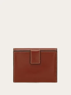 Gancini compact wallet - Women