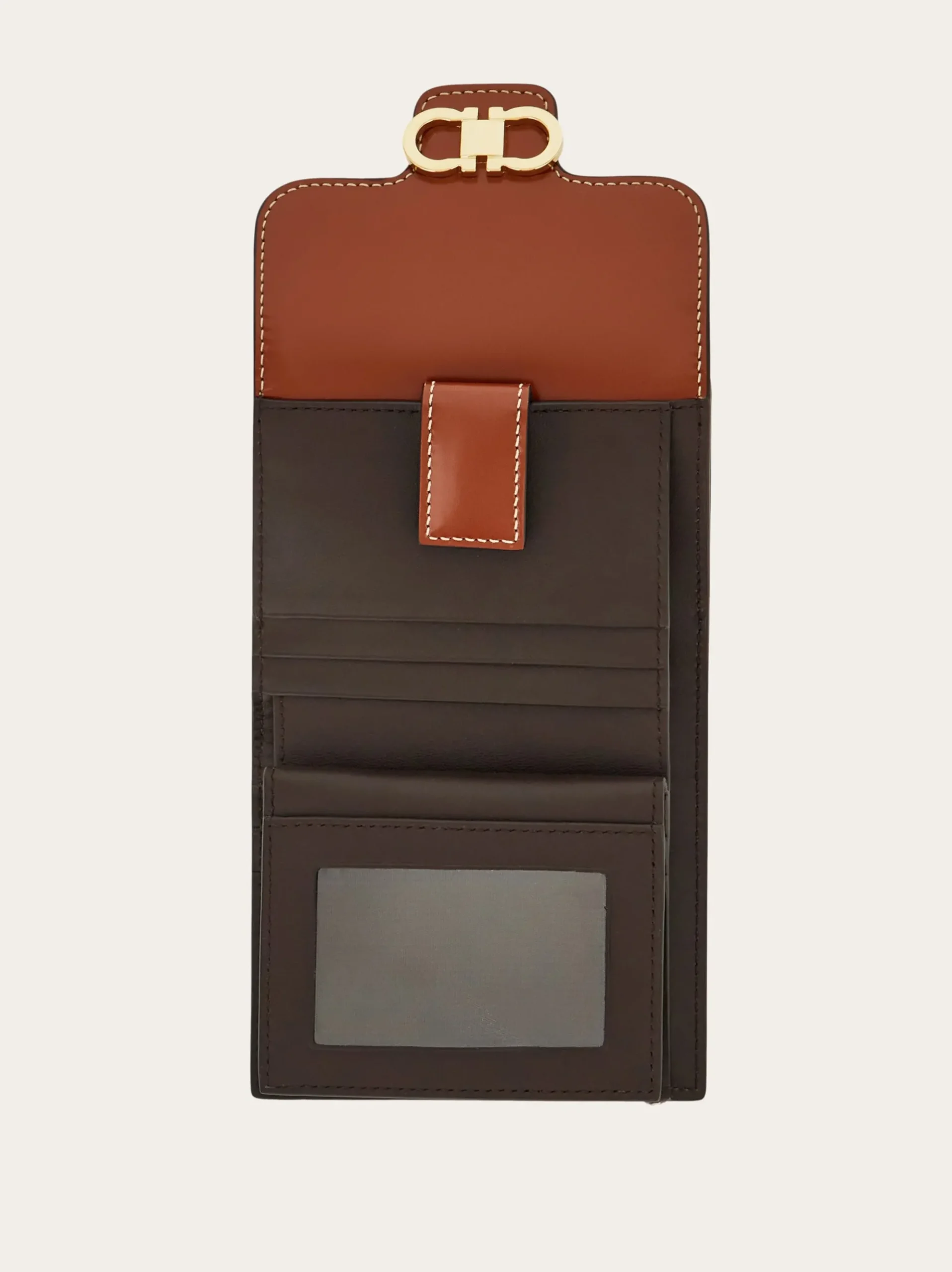 Gancini compact wallet - Women