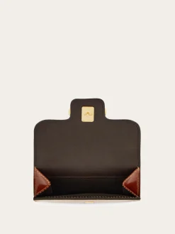 Gancini compact wallet - Women