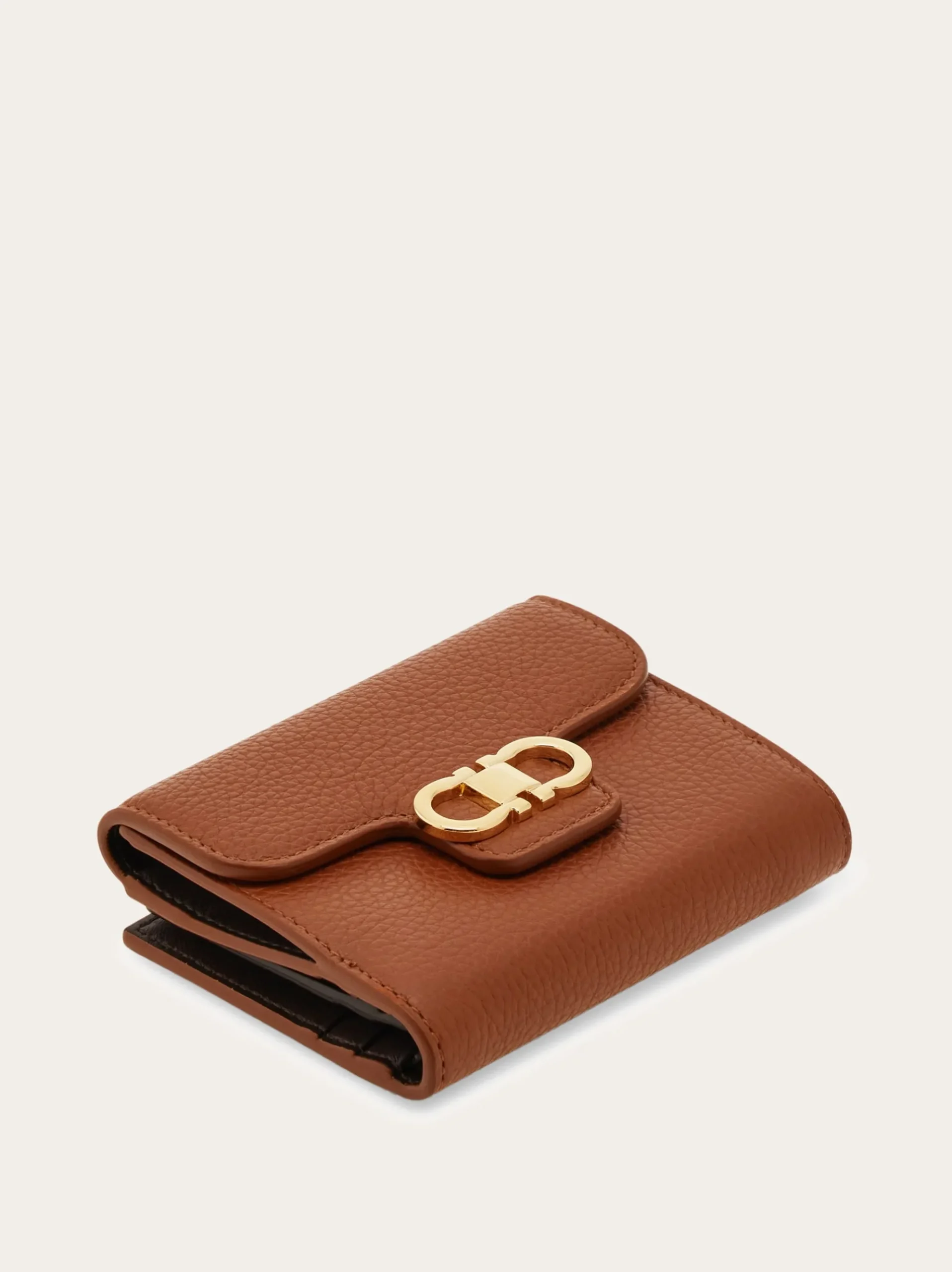 Gancini compact wallet - Women