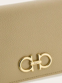 Gancini compact wallet - Women
