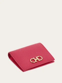 Gancini compact wallet - Women