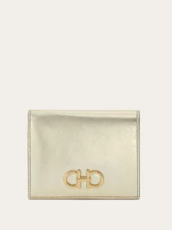 Gancini compact wallet - Women